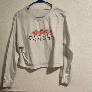 Long sleeve crop top